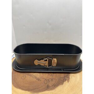 Nonstick Steel Loaf Pan With Detachable Bottom & Locking Side Clip